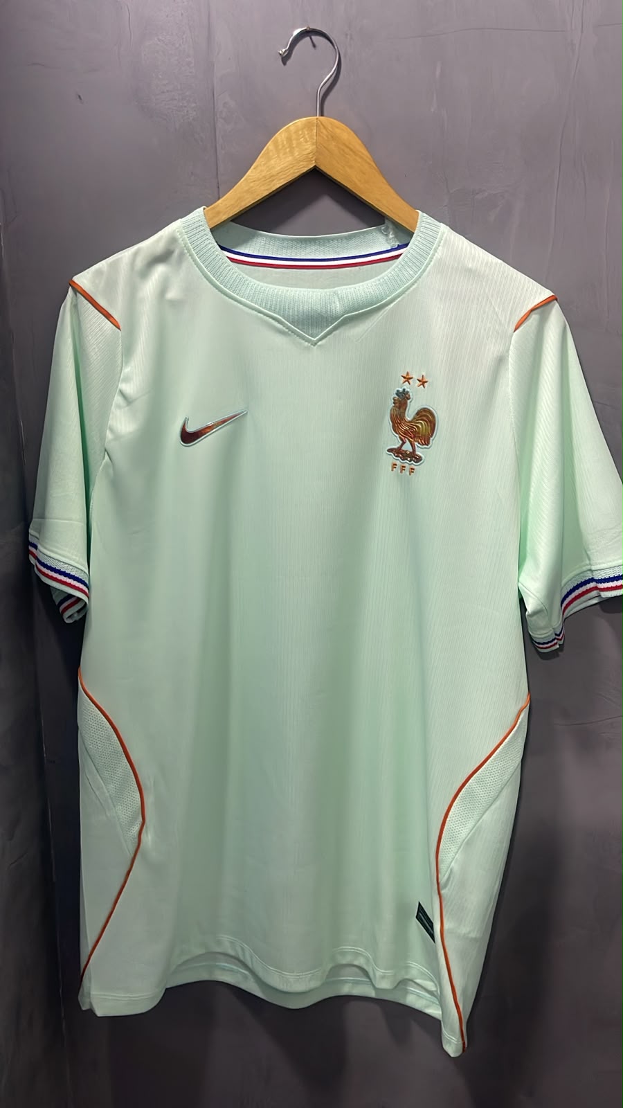 Manto França Away 1:1 Mint Green